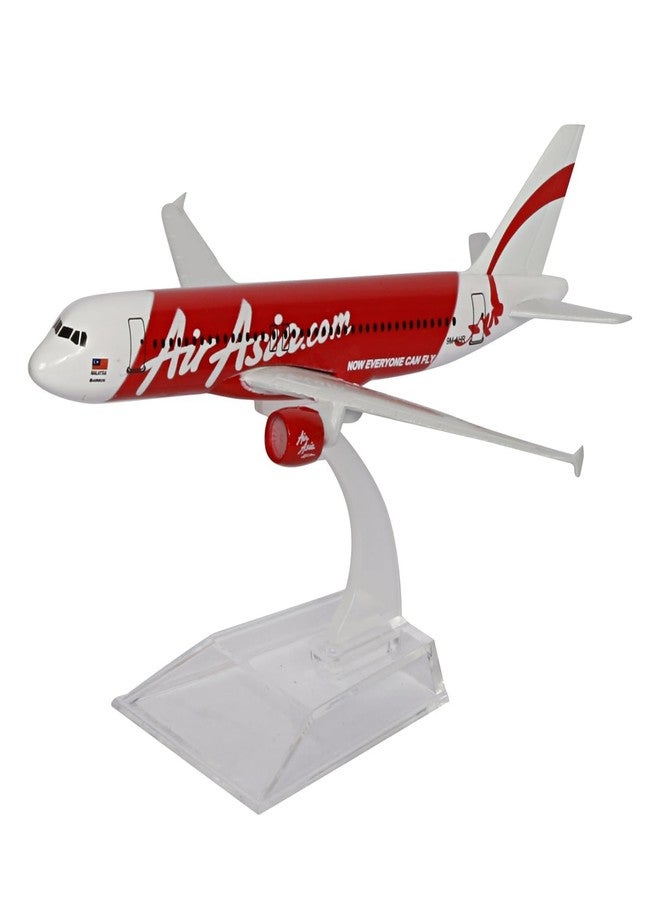 HOUSE HATCH Diecast Aeroplane Scale Model, Aircraft Model Airline, Metal Aircraft, Only for Display Size -16 Cm Multicolor (AIR Asia) - Image 5